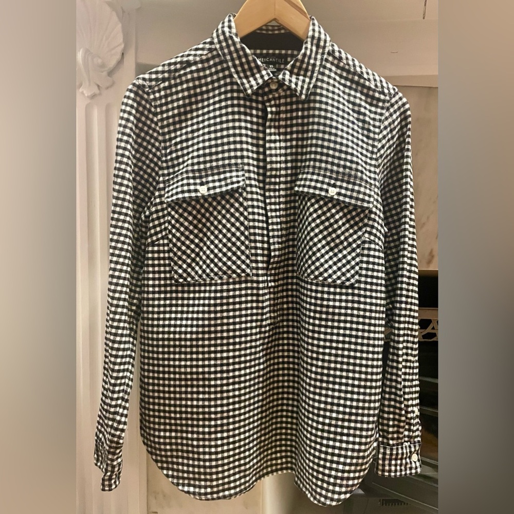 J. Crew Gingham Tunic